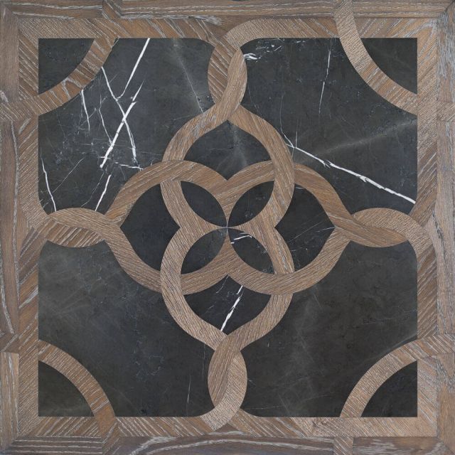 Паркет с камнем